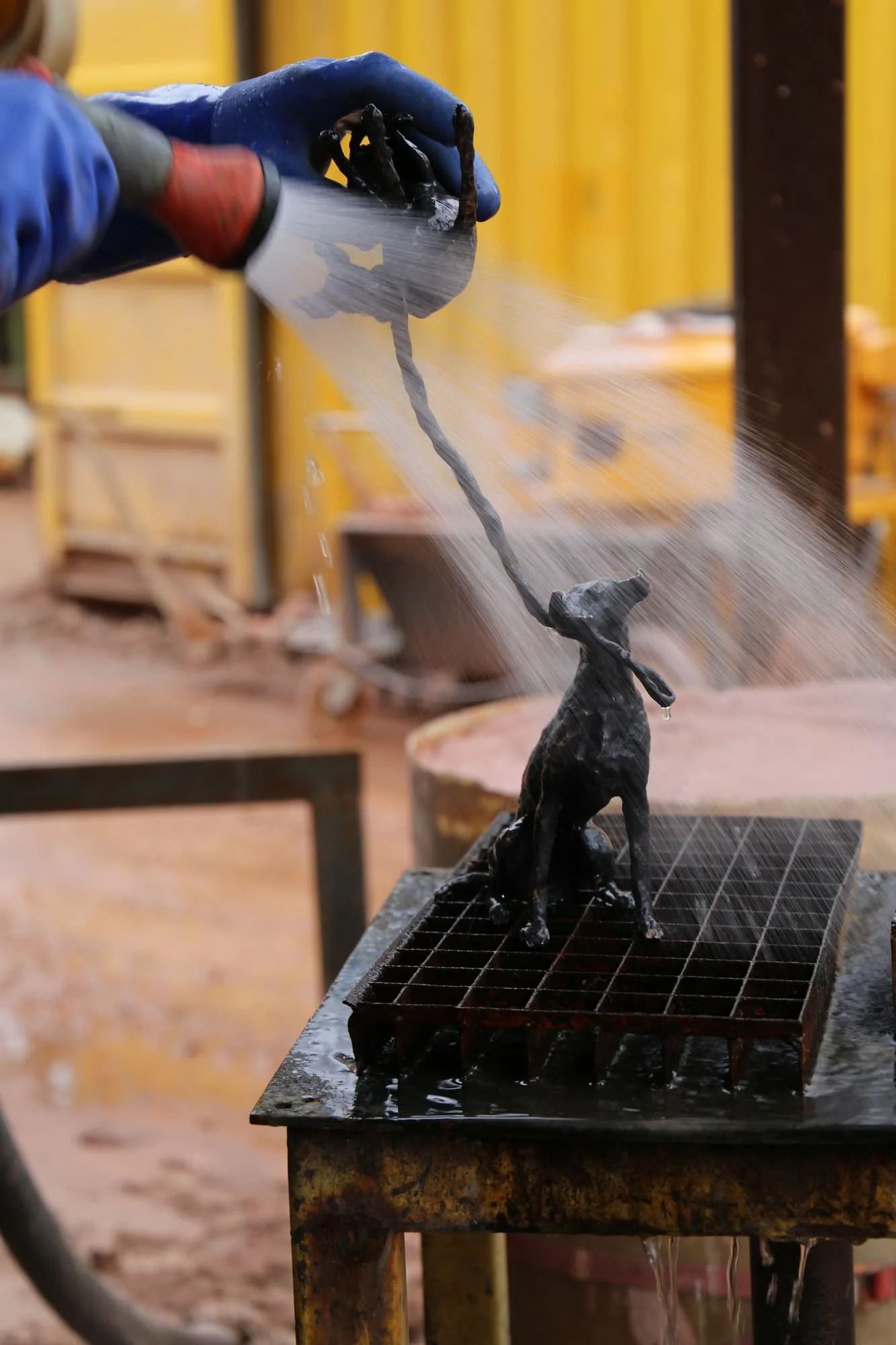 Afkoelen na patineren