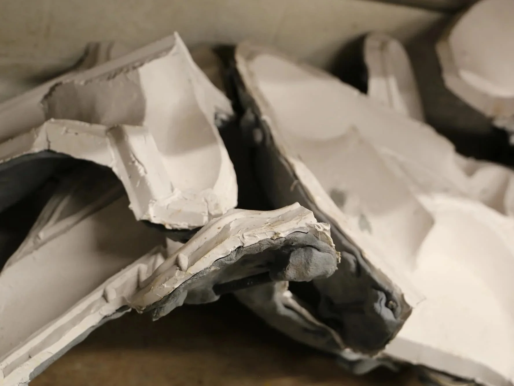 Negatieve siliconen mallen