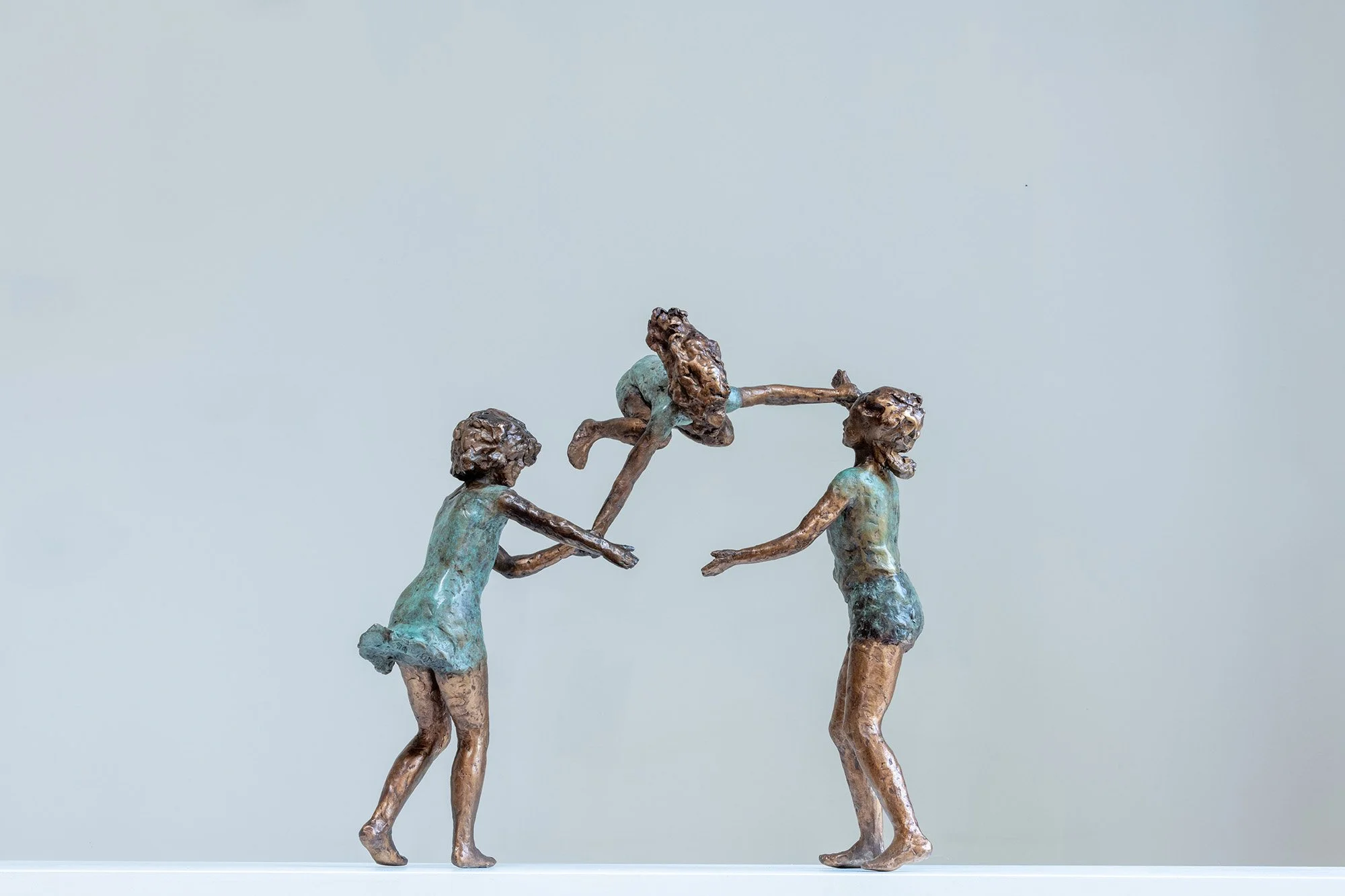 Trampoline in the air by Tatiana Potapova