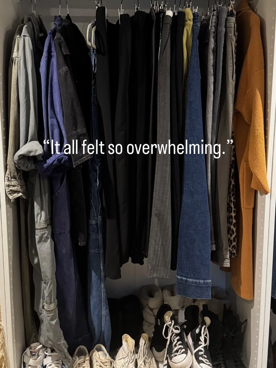 &ldquo;It all felt so overwhelming. Alexa made it easy to make decisions, we went at my pace. There was no judgement whatsoever, just utter sensitivity paired with practicality. What a relief mentally and physically.&rdquo;
That is the real work. Not