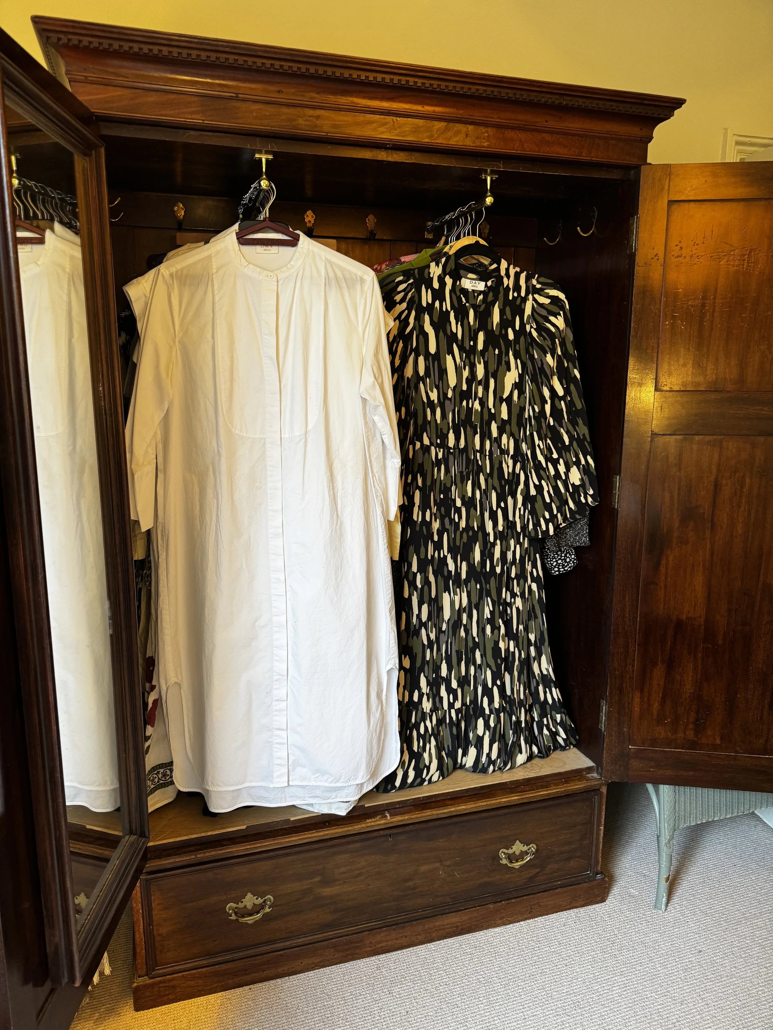 After wardrobe reset