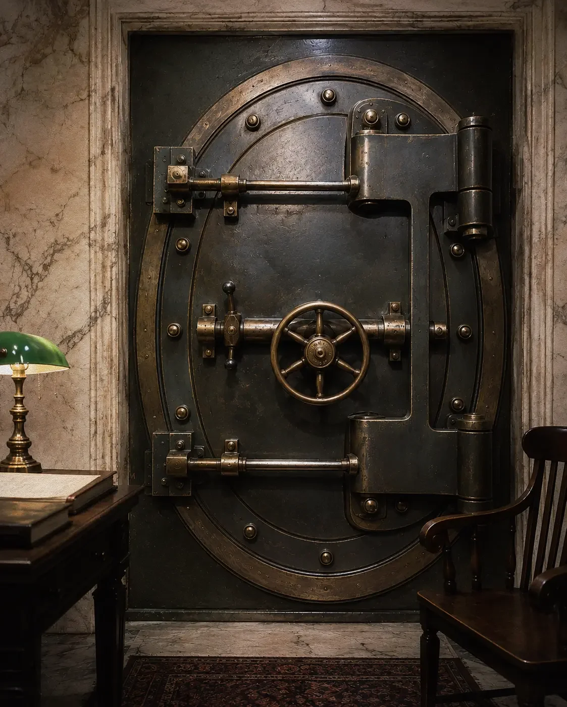 antique vault door