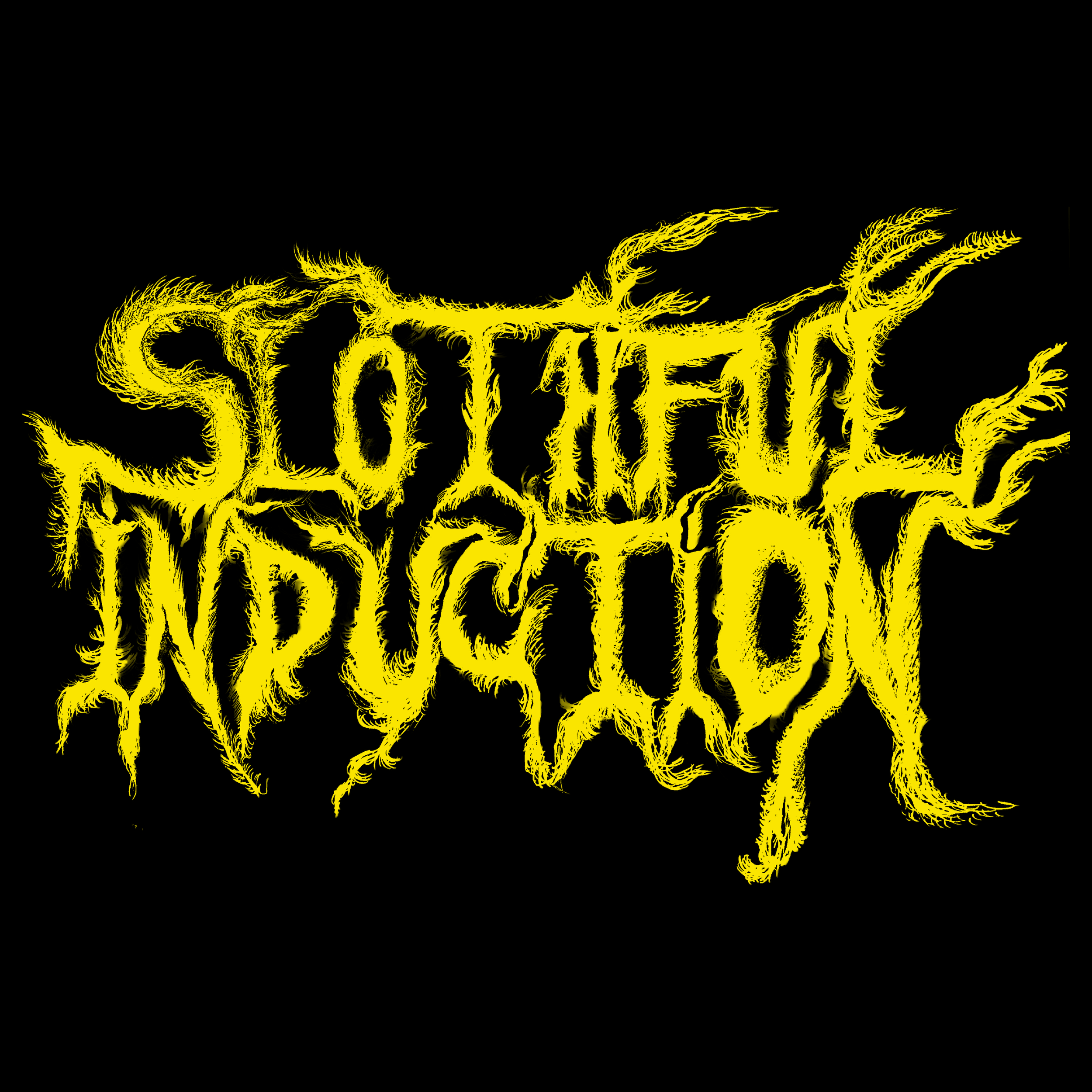 Original Logo Design for Experimental Band Slothful Induction | Yellow
