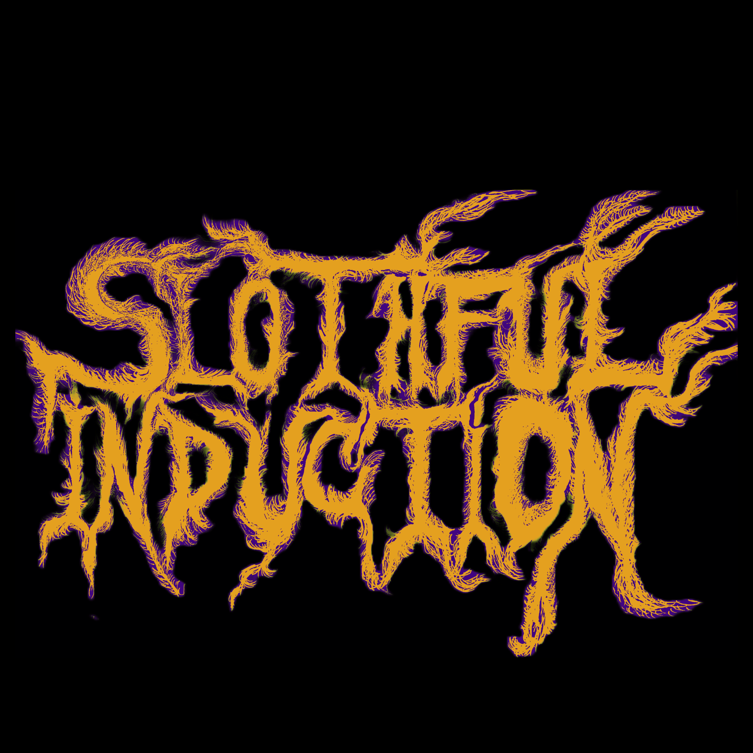 Original Logo Design for Experimental Band Slothful Induction | Orange