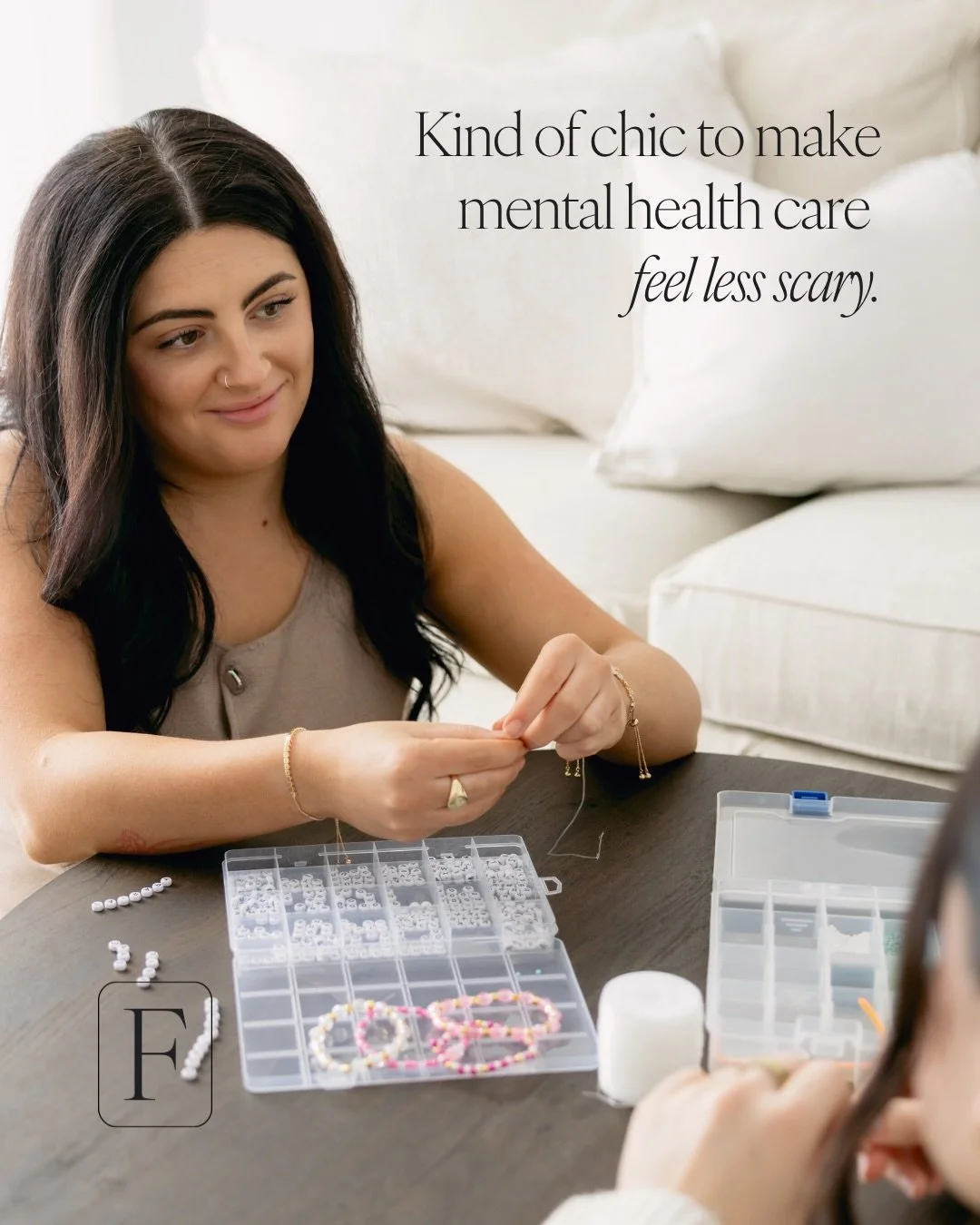 Therapy is kind of chic these days... but we think it should also feel human.

We&rsquo;re here for cozy spaces, real conversations, and making therapy feel a little less intimidating. Because healing doesn&rsquo;t have to happen in a cold, clinical 