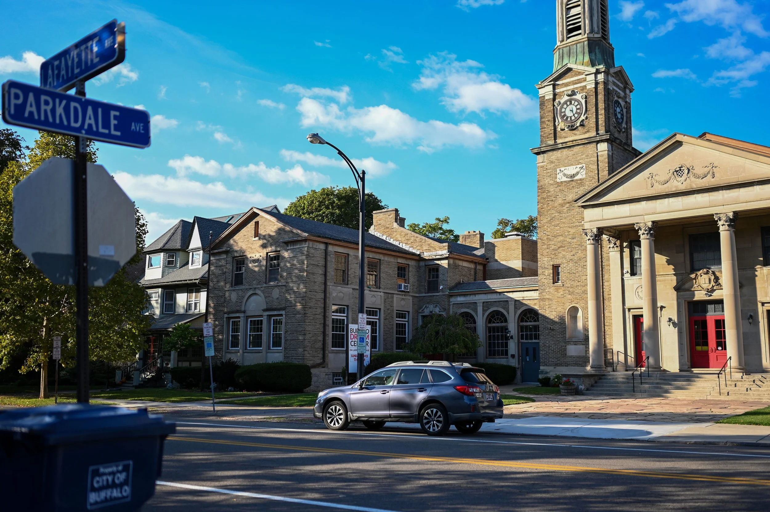 ACROSS THE STREET: The northwest corner of Lafayette and Parkdale is Buffalo Dream Center