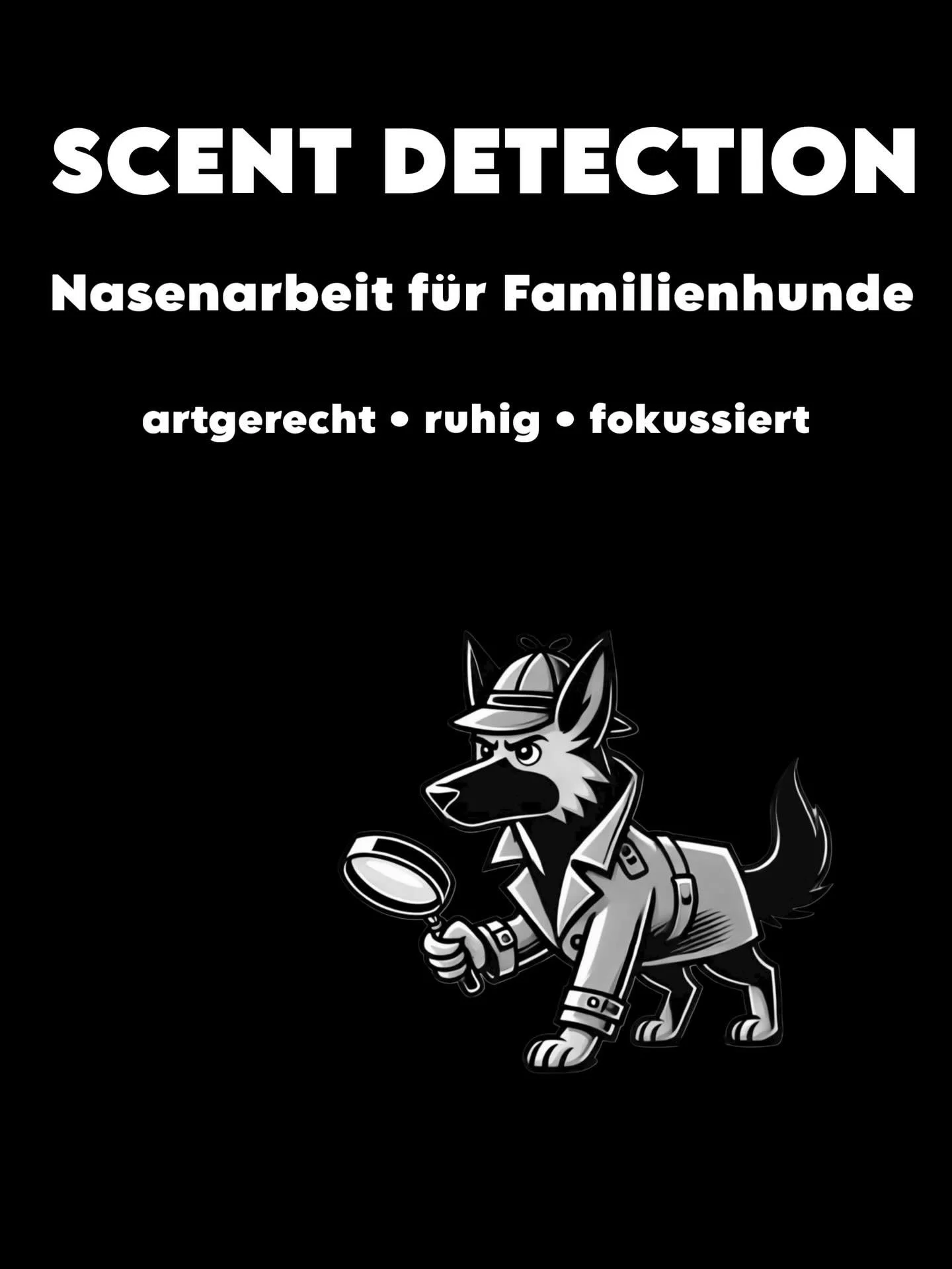 *Ausgebucht*

🐾 Scent Detection / Nasenarbeit f&uuml;r Familienhunde 🐾

Die perfekte Besch&auml;ftigung f&uuml;r K&ouml;rper &amp; Kopf!

Dein Hund liebt es zu schn&uuml;ffeln? 🐕👃
Beim Scent Detection lernt er, einen bestimmten Geruch zu finden u