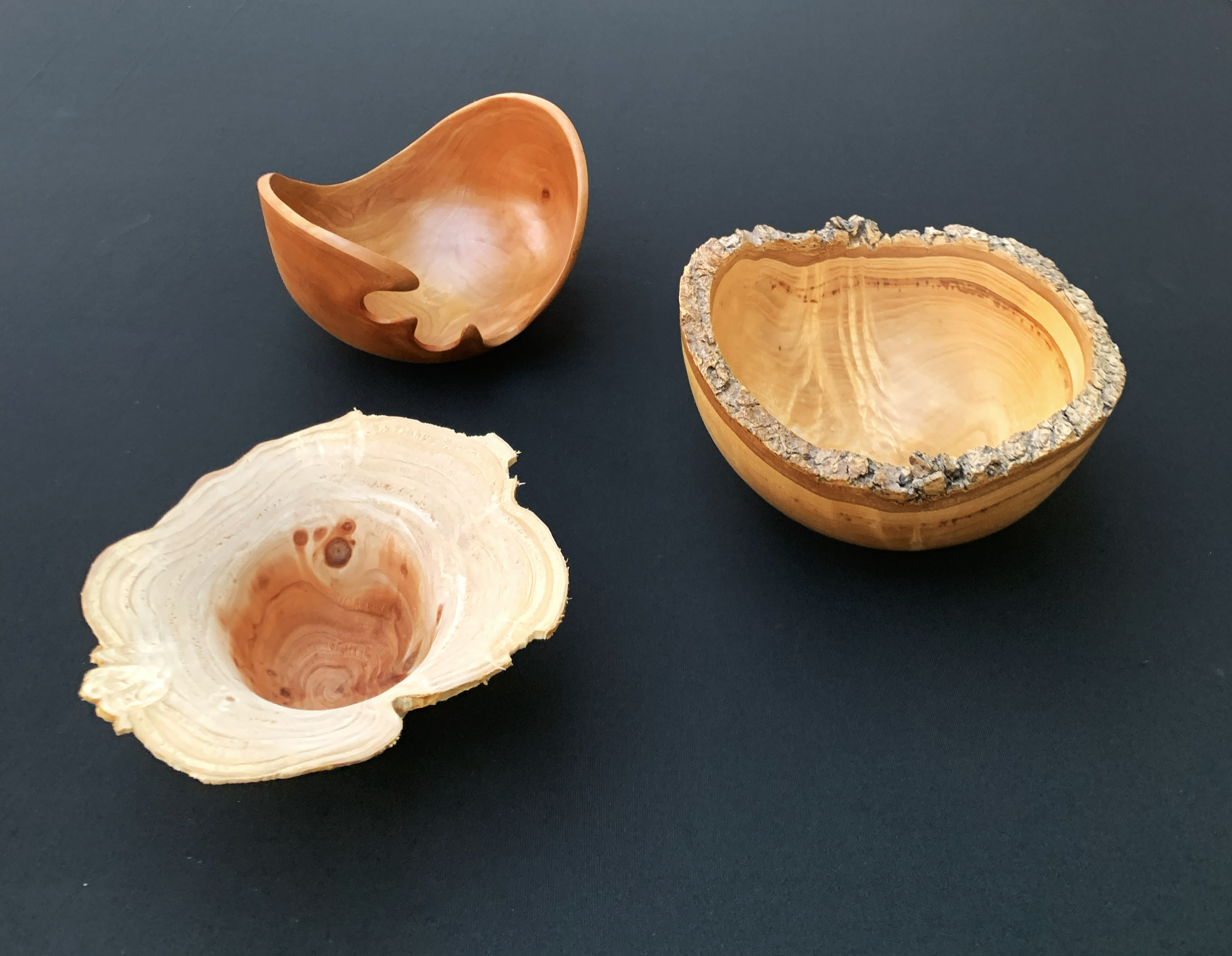 Natural & Unnatural Edges, Ash, Cherry and Cryptomeria