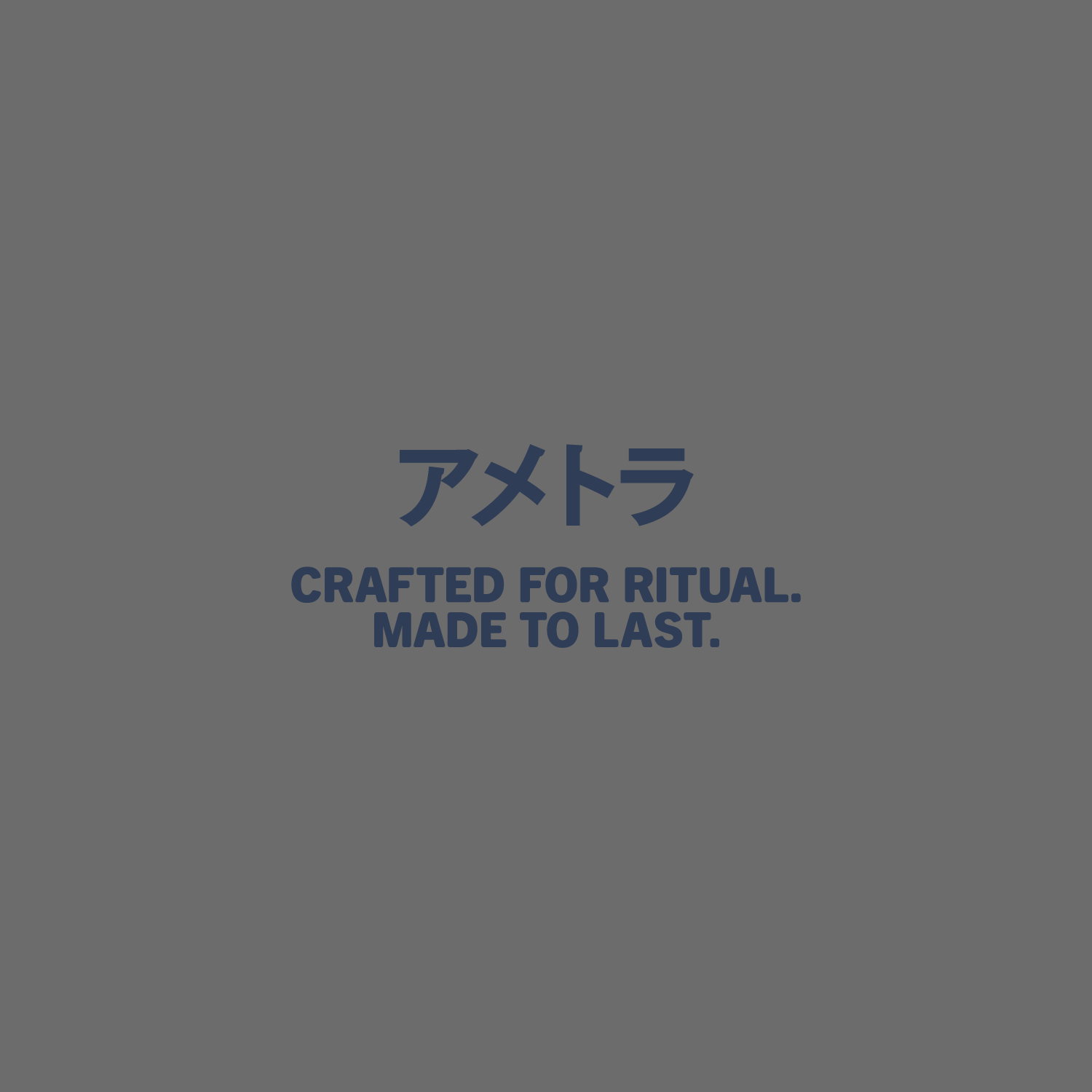 Ritual and longevity brand line
