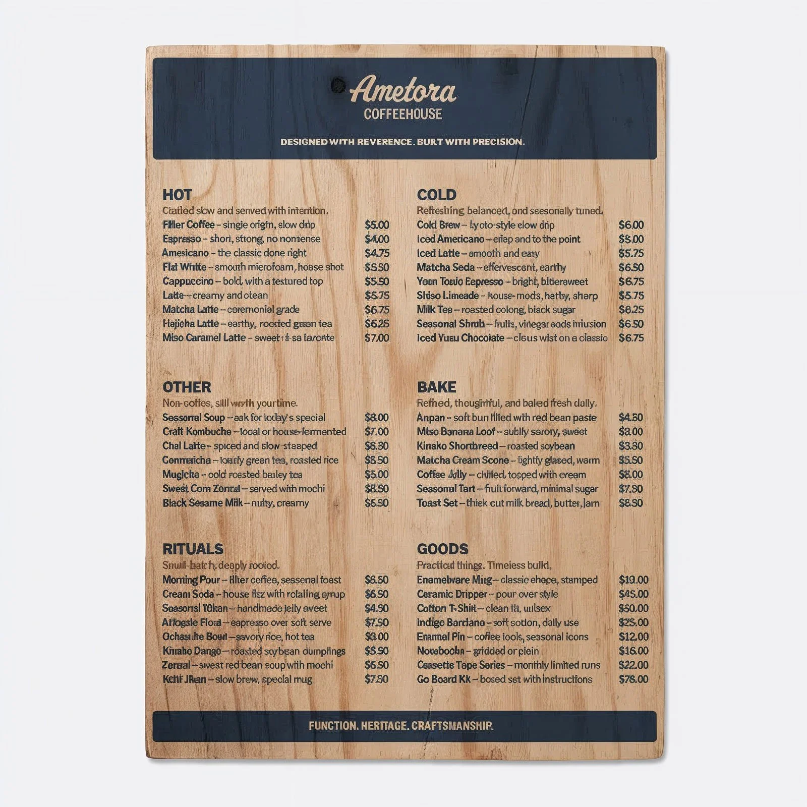 Menu Board