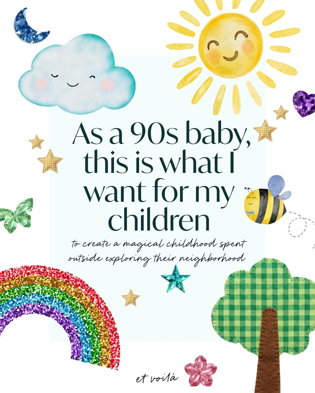 As a 90s kid, this is the childhood I hope my children remember - one filled with simple things that feel more magical than perfect.
.
- Playing outside until dinner time
- Running after the ice cream truck (or ice cream bus, in our case 😅)
- Settin