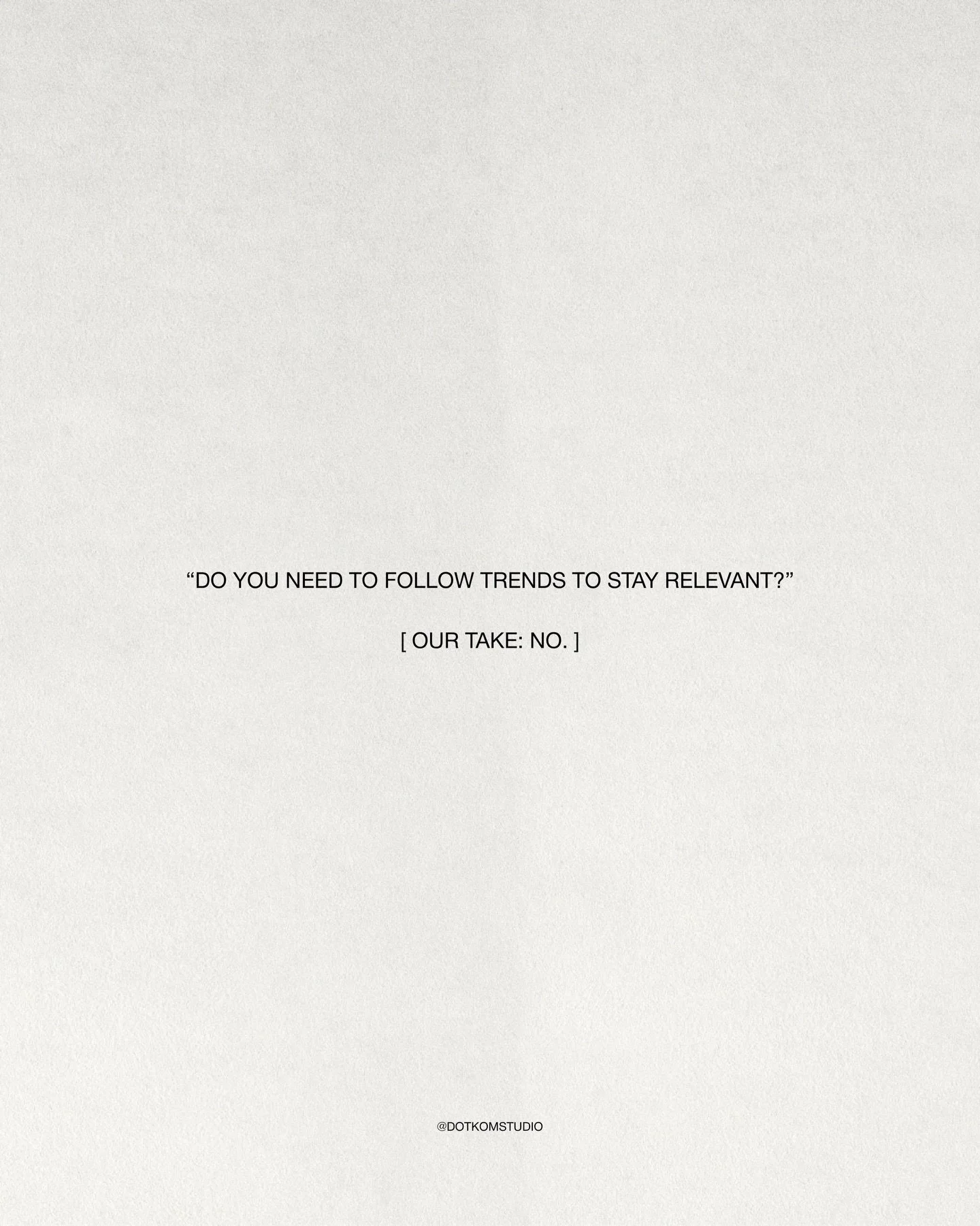 You don&rsquo;t need trends to grow on Instagram. You need strategy 💻

Trends can create spikes in visibility a post might perform well, reach new audiences, or even go viral. But without a clear content strategy behind it, that attention rarely con