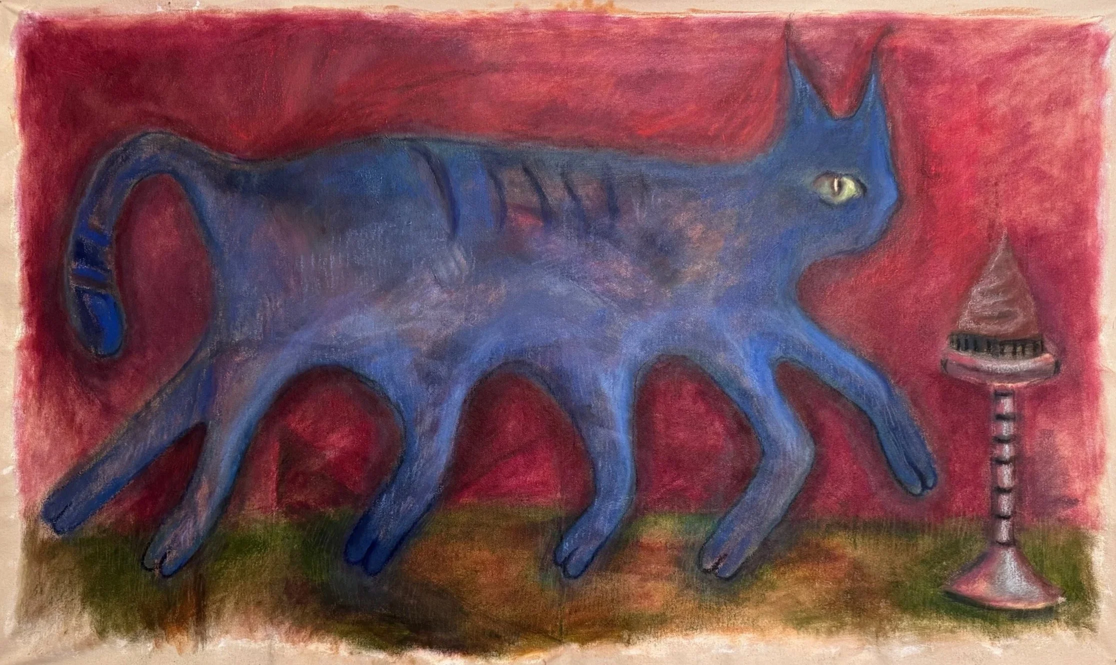 "Vinnie is Hungry" (2026) 50x30 Oil, Canvas 