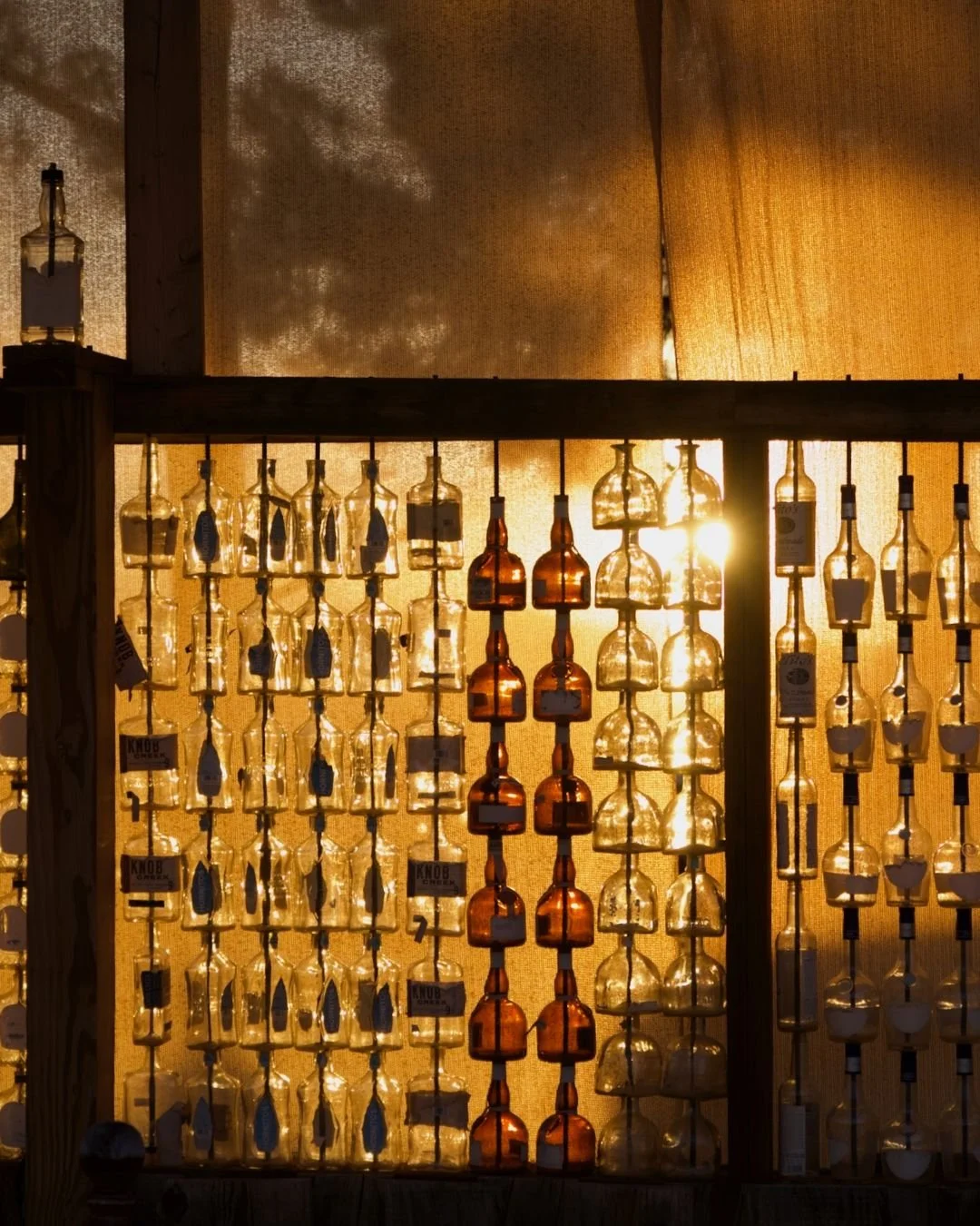 Bourbon & Blues Bar Bottles