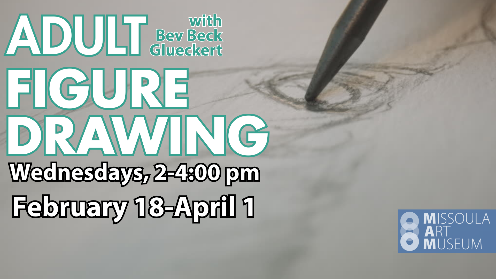 Adult Figure Drawing With Bev Beck Glueckert | SOLD OUT