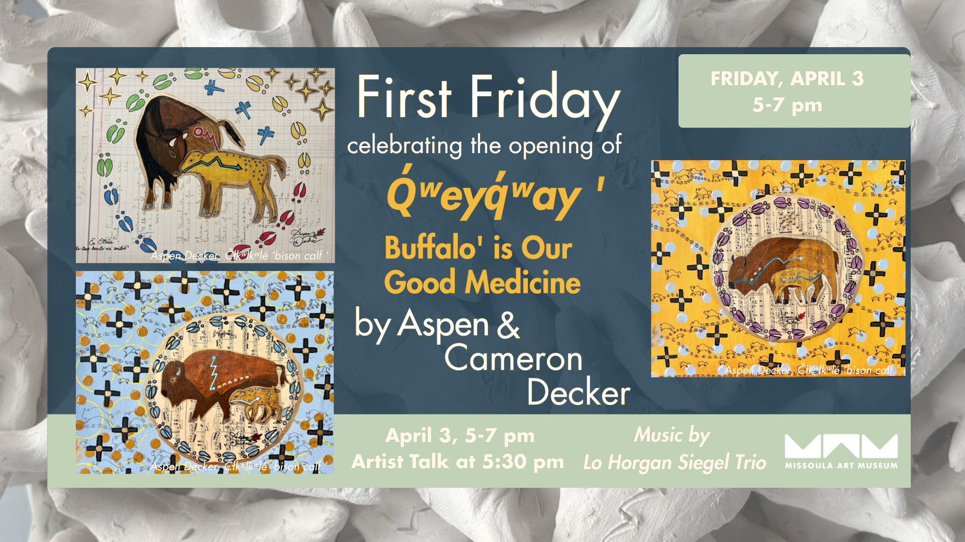 First Friday: Aspen and Cameron Decker 
