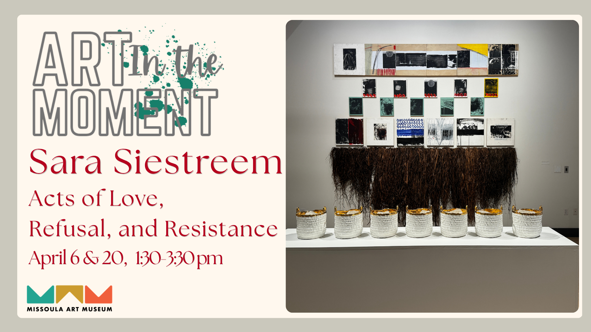 Art in the Moment: Sara Siestreem  (Copy)