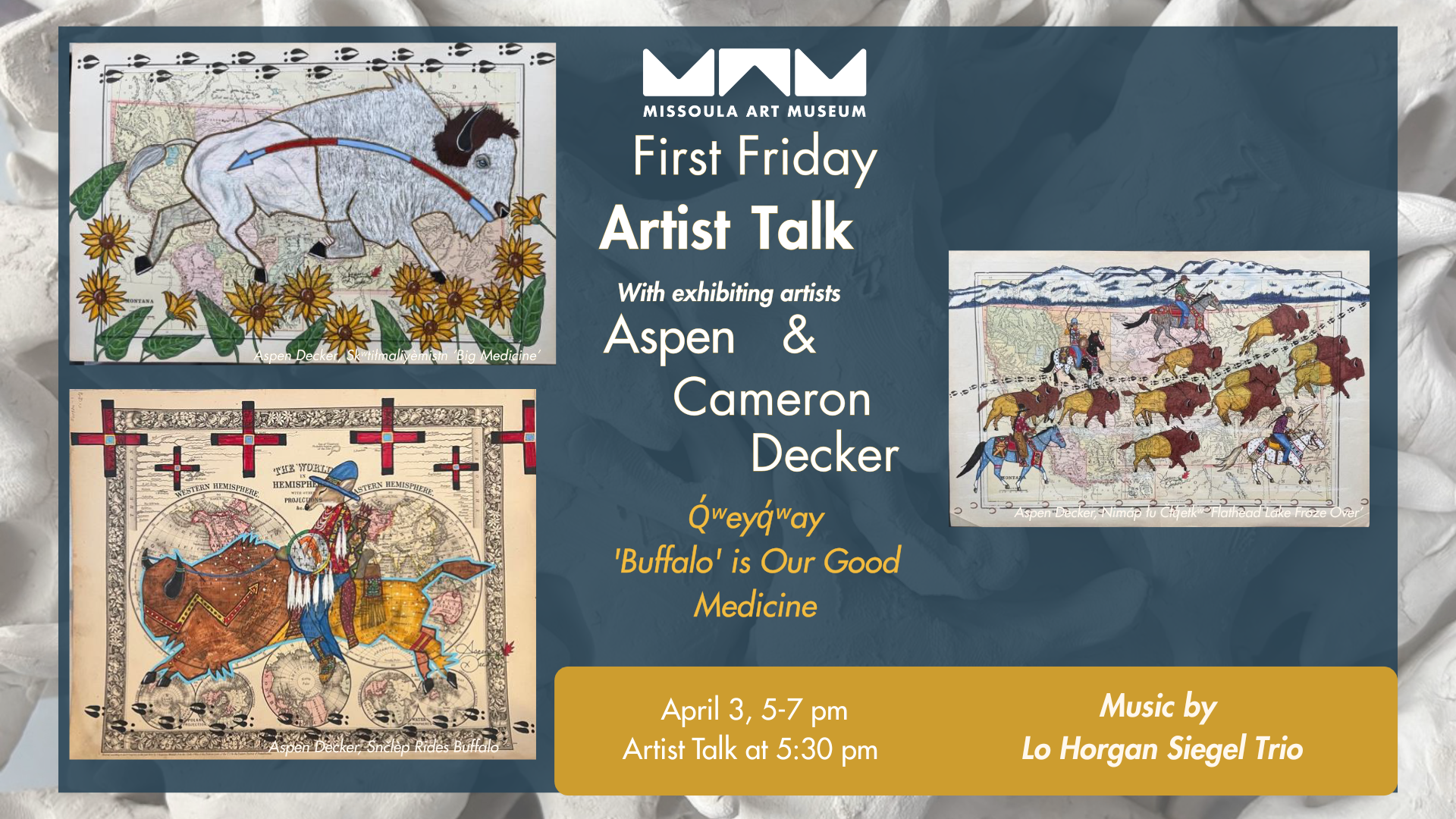 First Friday: Aspen and Cameron Decker 