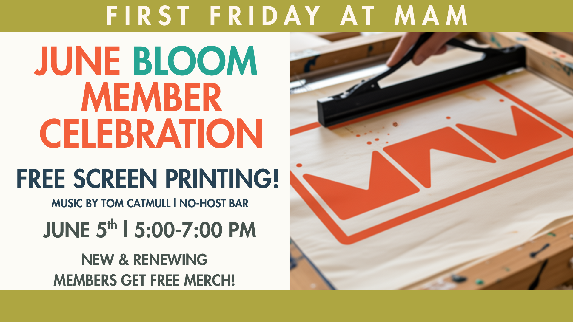 First Friday: June Bloom Membership Celebration 