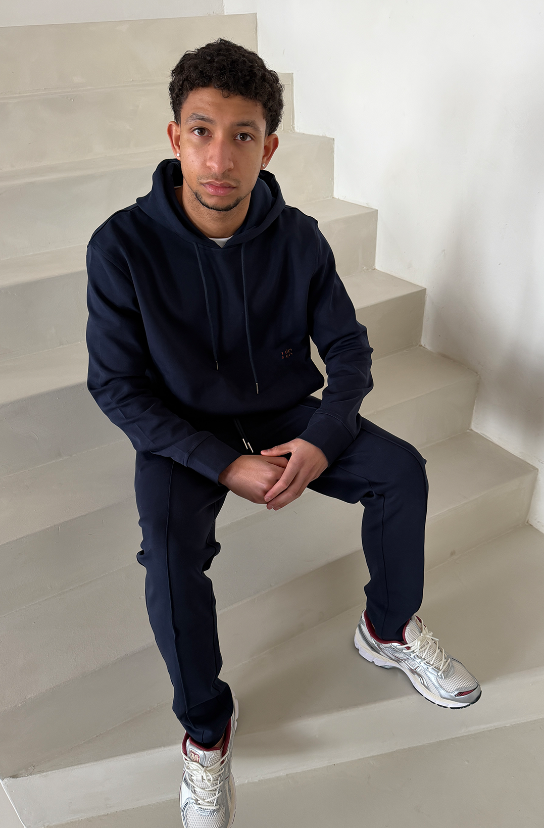 Foundations - Cotton Rich Hoodie - Dark Navy