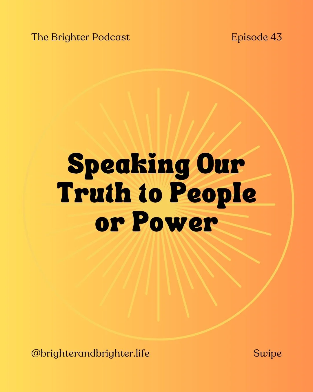 You know how when something inside you says, speak up!!
&hellip;and fear says, *stay quiet*&hellip;

In this episode, we&rsquo;ll share what we tried, and how telling the truth in real time changed the outcome.

Episode 43 drops Wednesday 🖤🩷
Speaki