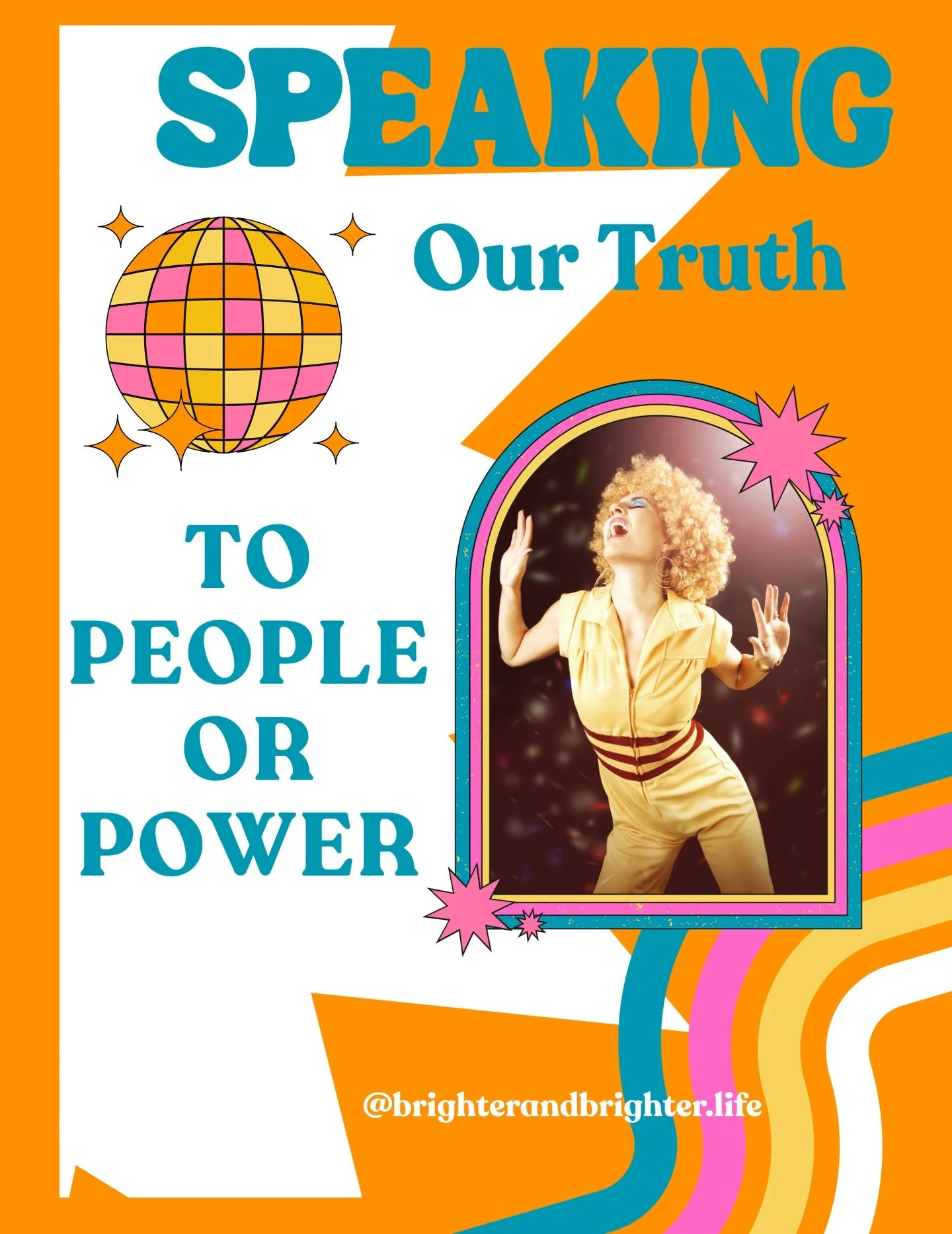 Say it with your whole heart, our badass Bs!
Truth has a frequency. May our courage turn up the volume.

If you missed it, Episode 43 is live.
Speaking our truth to people or power.

#TheBrighterPodcast
#LifeGetsBrighter
#WomenInConversation
#Embodie