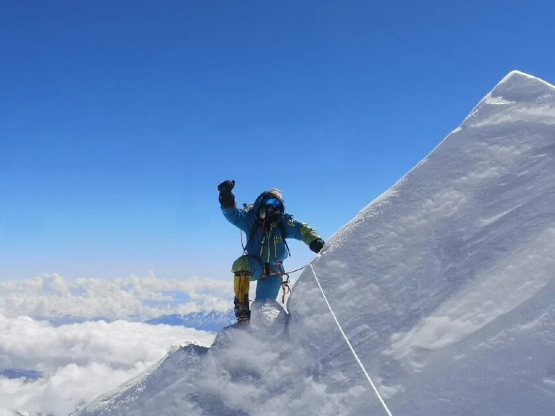 Canadian climber with just 30 per cent sight is conquering mountains