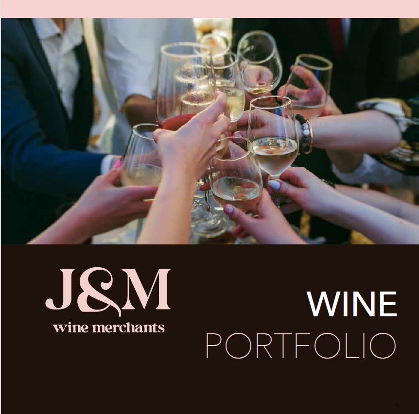 J and M Wine Merchants brochure cover