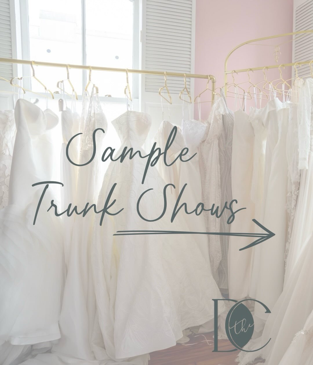 Consider this your sign to stop scrolling &amp; start booking. 🤍

Trunk show season is coming to the boutique &mdash; coveted designers, limited-time samples + a few very special surprises we&rsquo;re not ready to spill just yet. 👀

September + Oct