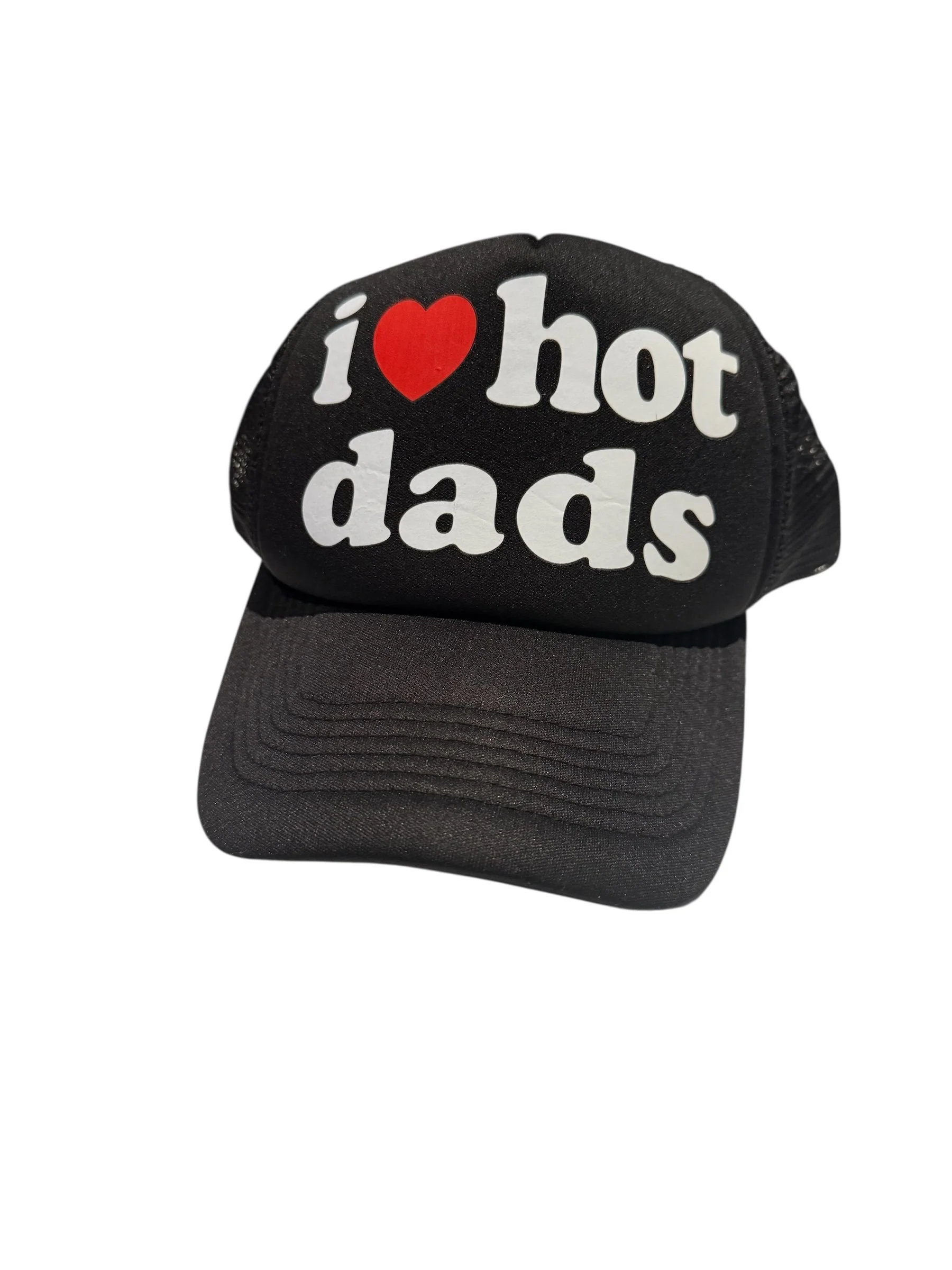 I ❤️ Hot Dads Y2K Trucker Hat