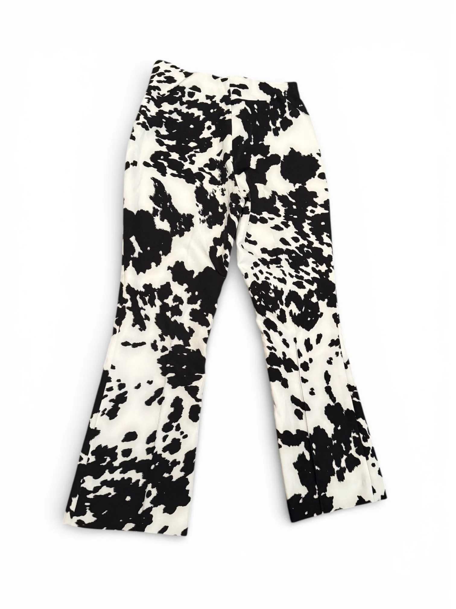 Zara Cow Print Black and White Print Pants