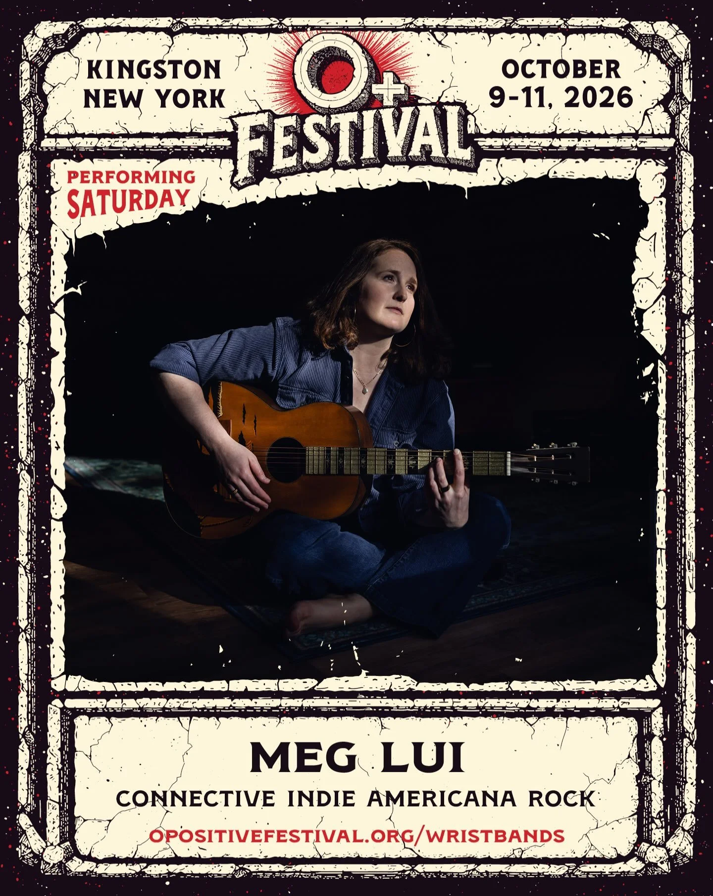 So looking forward to playing O+ @opositivefest this coming Saturday October 10th - 8pm @theolddutchchurch ❤️ with a wonderful band: @keenanomeara @davidlizmi @beccsmusic @desdreamer @nickkinseymusic ❤️ wrist bands are donation based - DON&rsquo;T be