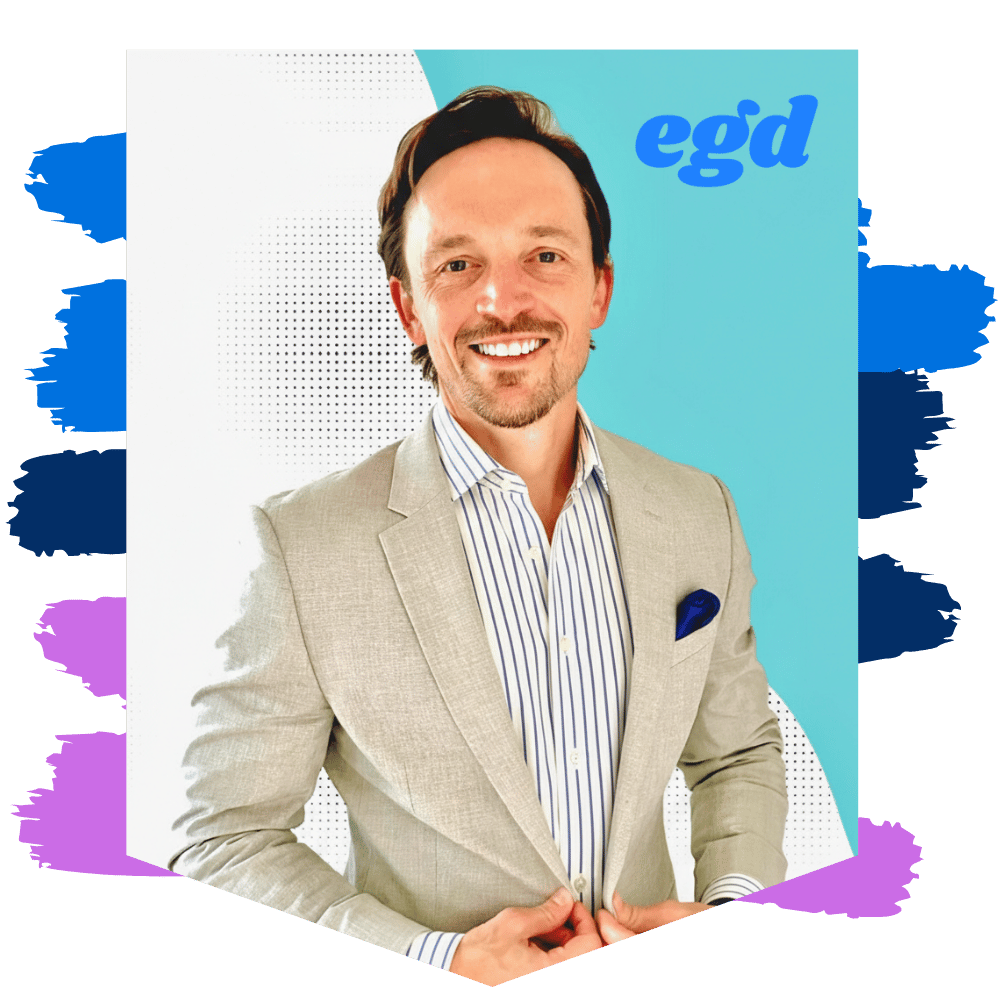 Eric G Dunn, branding and marketing expert about us page for egd coaching.