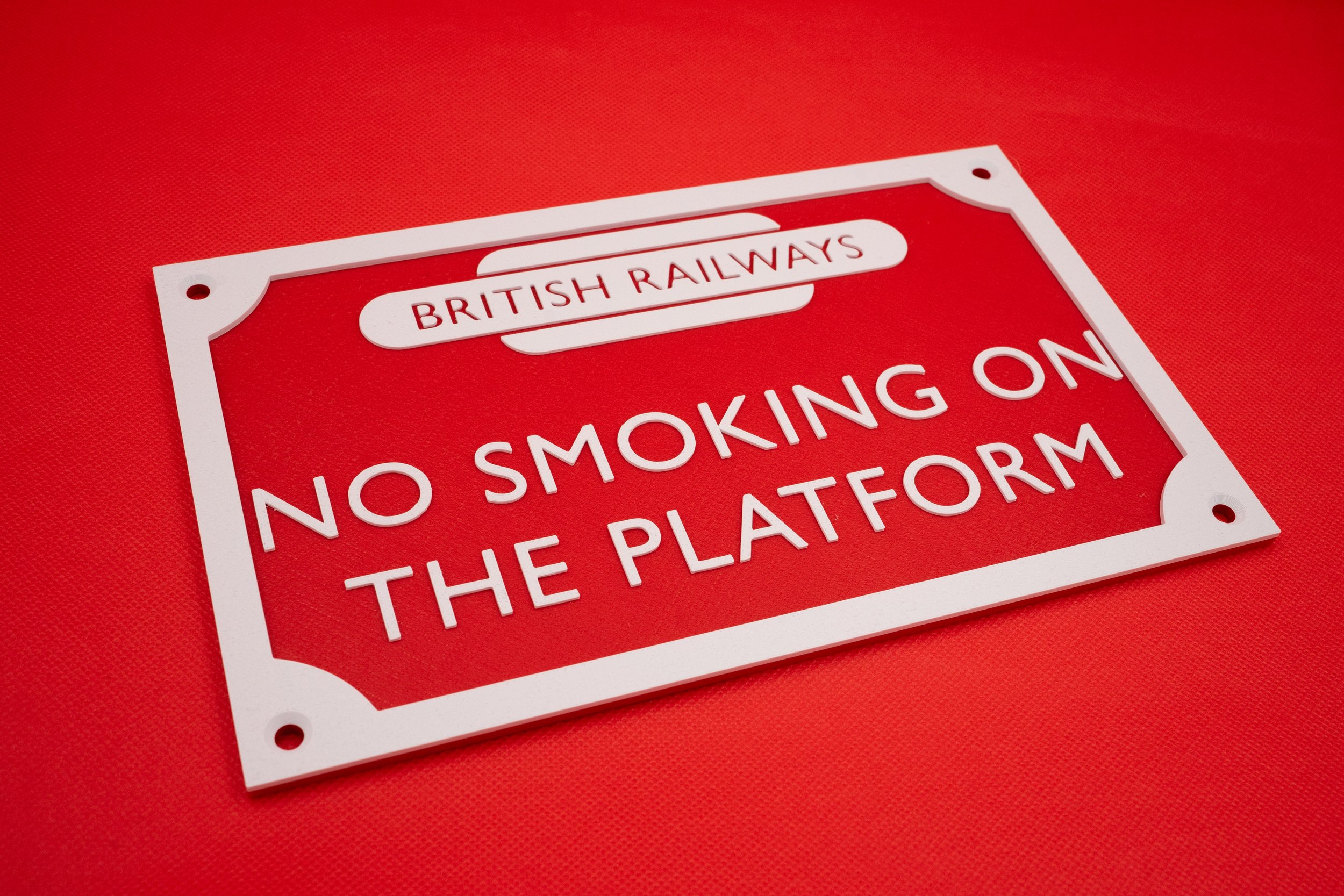 No Smoking On The Platform