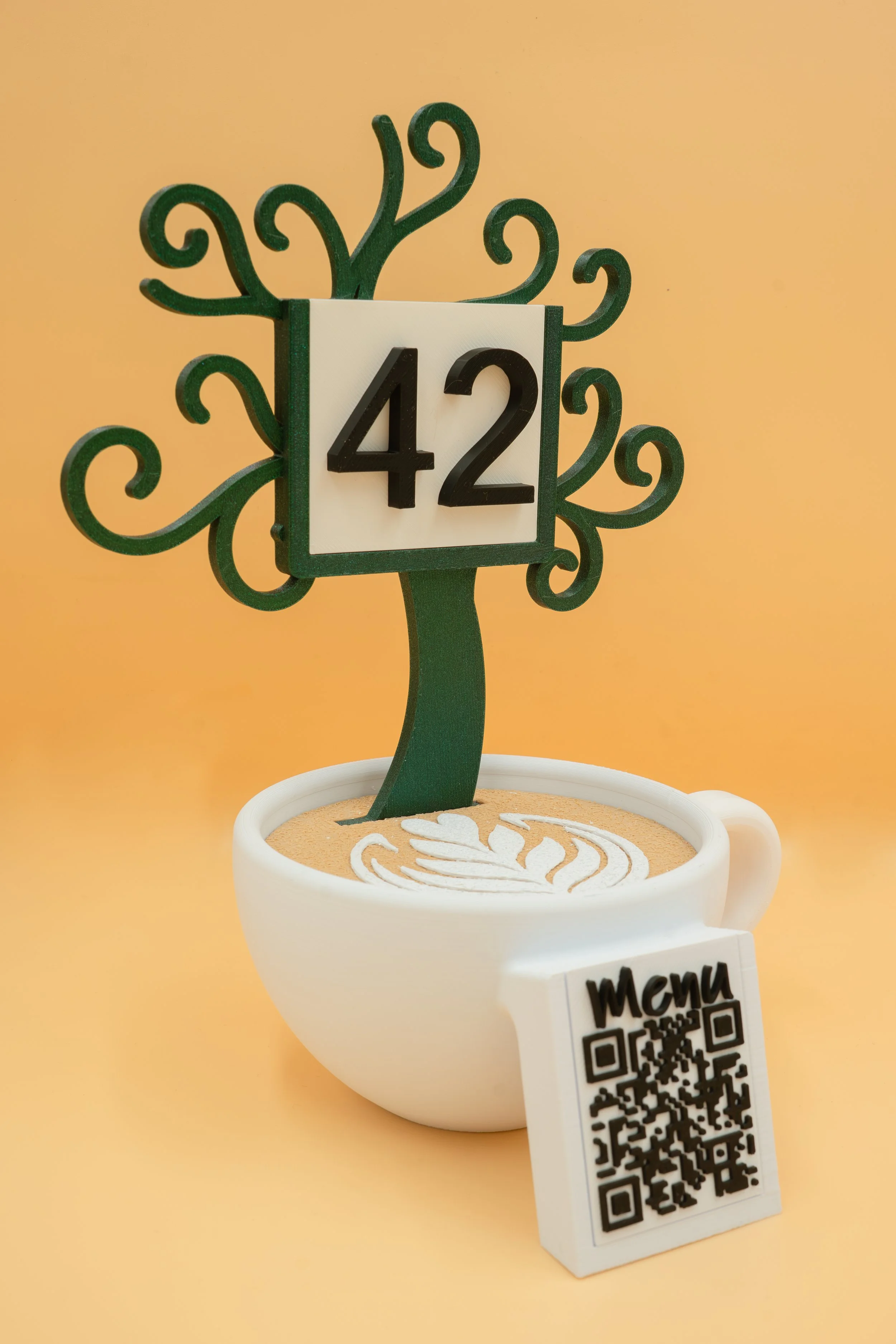 Café table signs