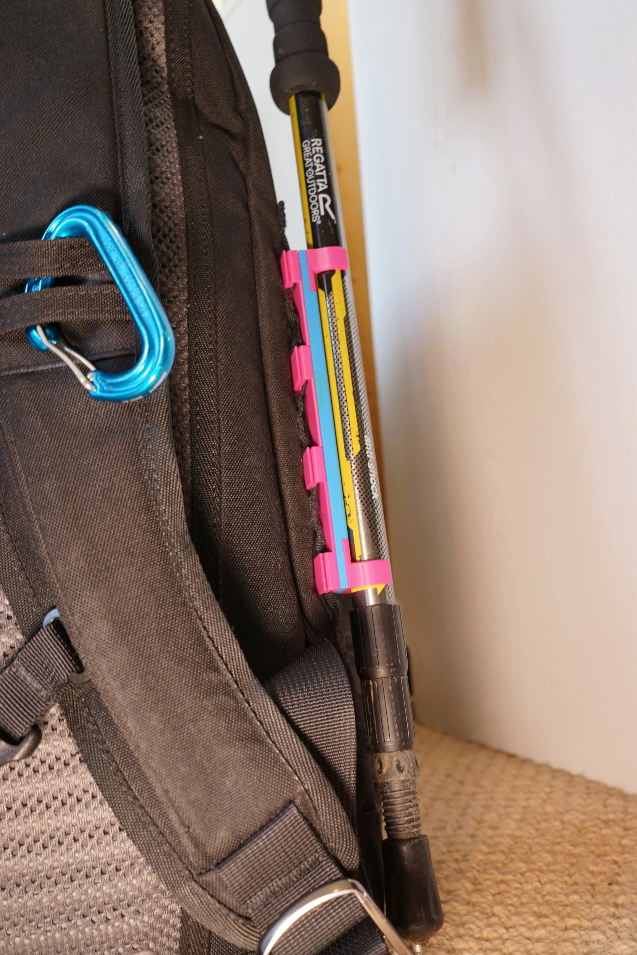Hiking stick holder