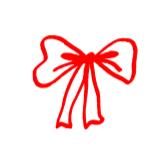 Red Christmas bow