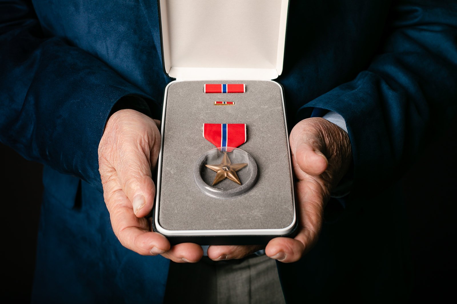 Close-up image of the medal of honor