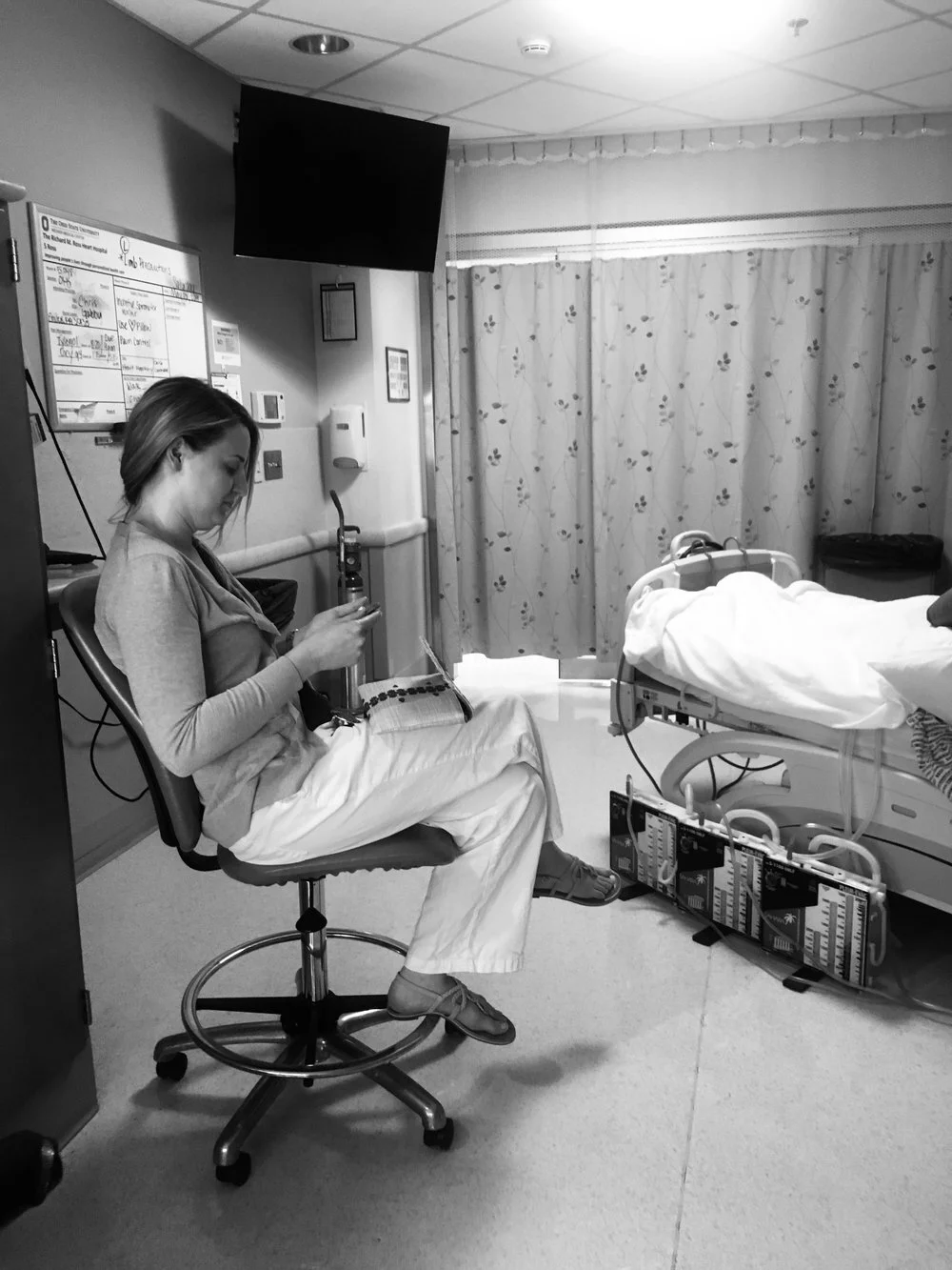 Everyone copes with sick family members in their own way. Sometimes it includes numbing out