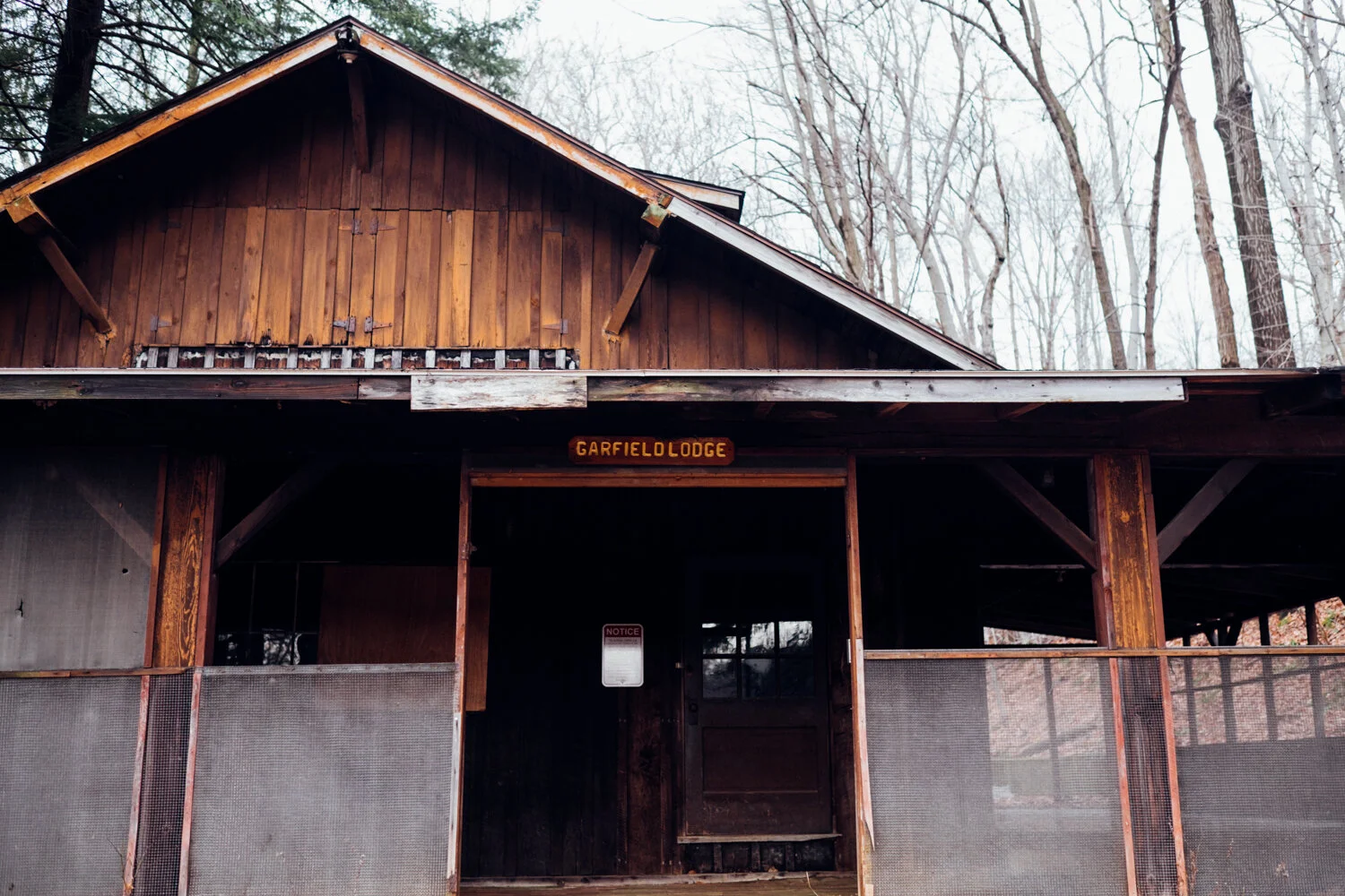 Urban decay - 1940s camp in Northeast Ohoi