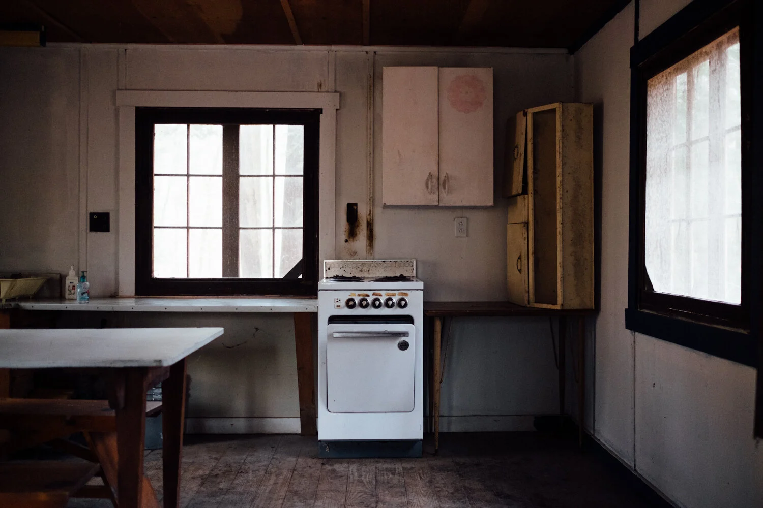 Old cabin in the woods, documented for a photojournalism project