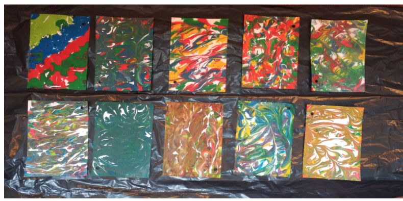 painted journal designs from immigrants and refugees