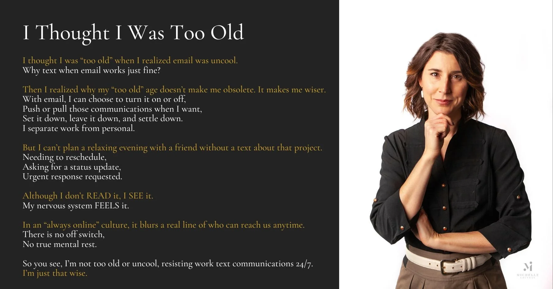 Is text becoming the new work email?