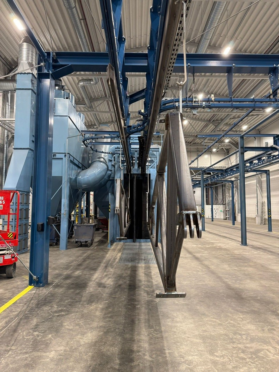 Power & Free PF100 Strahlkabine