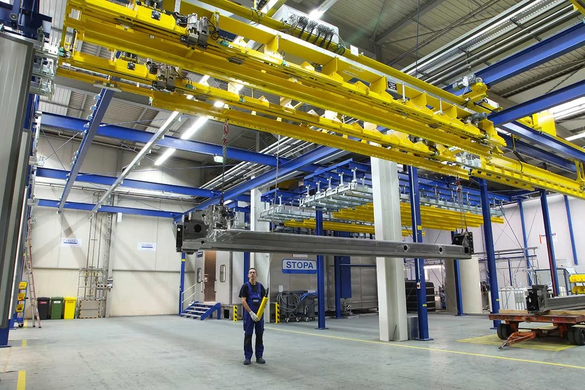 Verschiebebrücke H150 Hubsenkstation