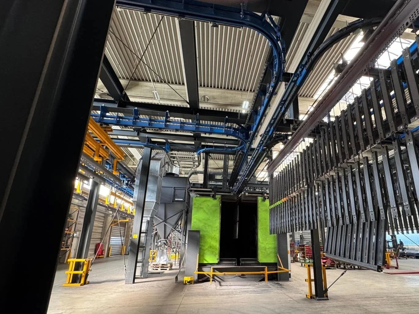 Handhängebahn F70 Strahlkabine