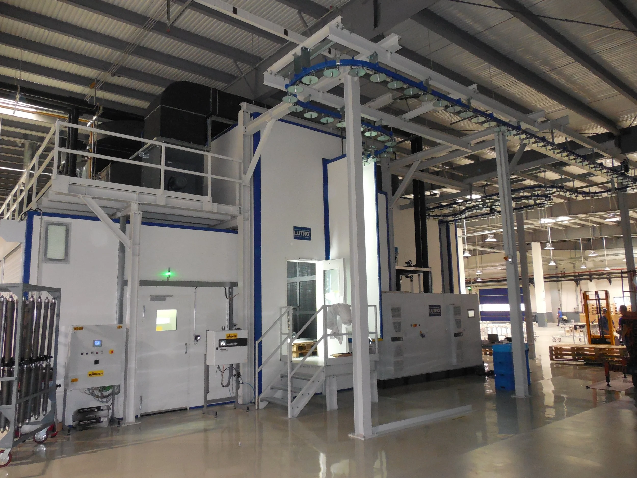 Kreisförderer KF70 Lackierkabine