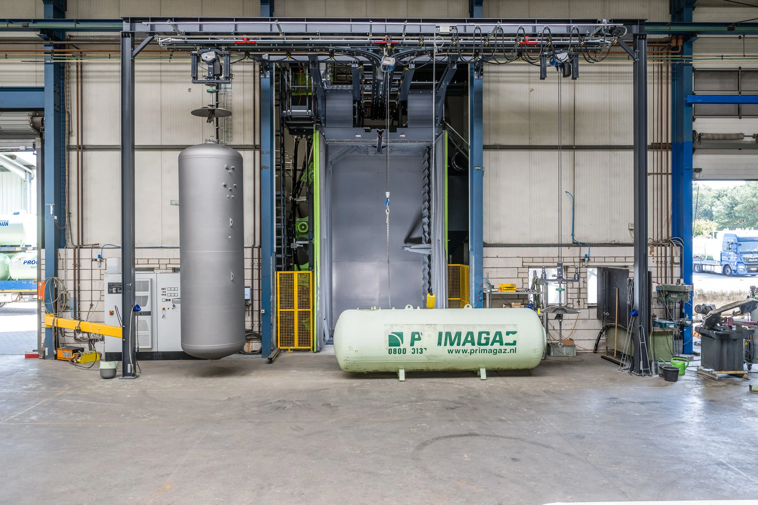 Y-Anlage F100 Strahlkabine