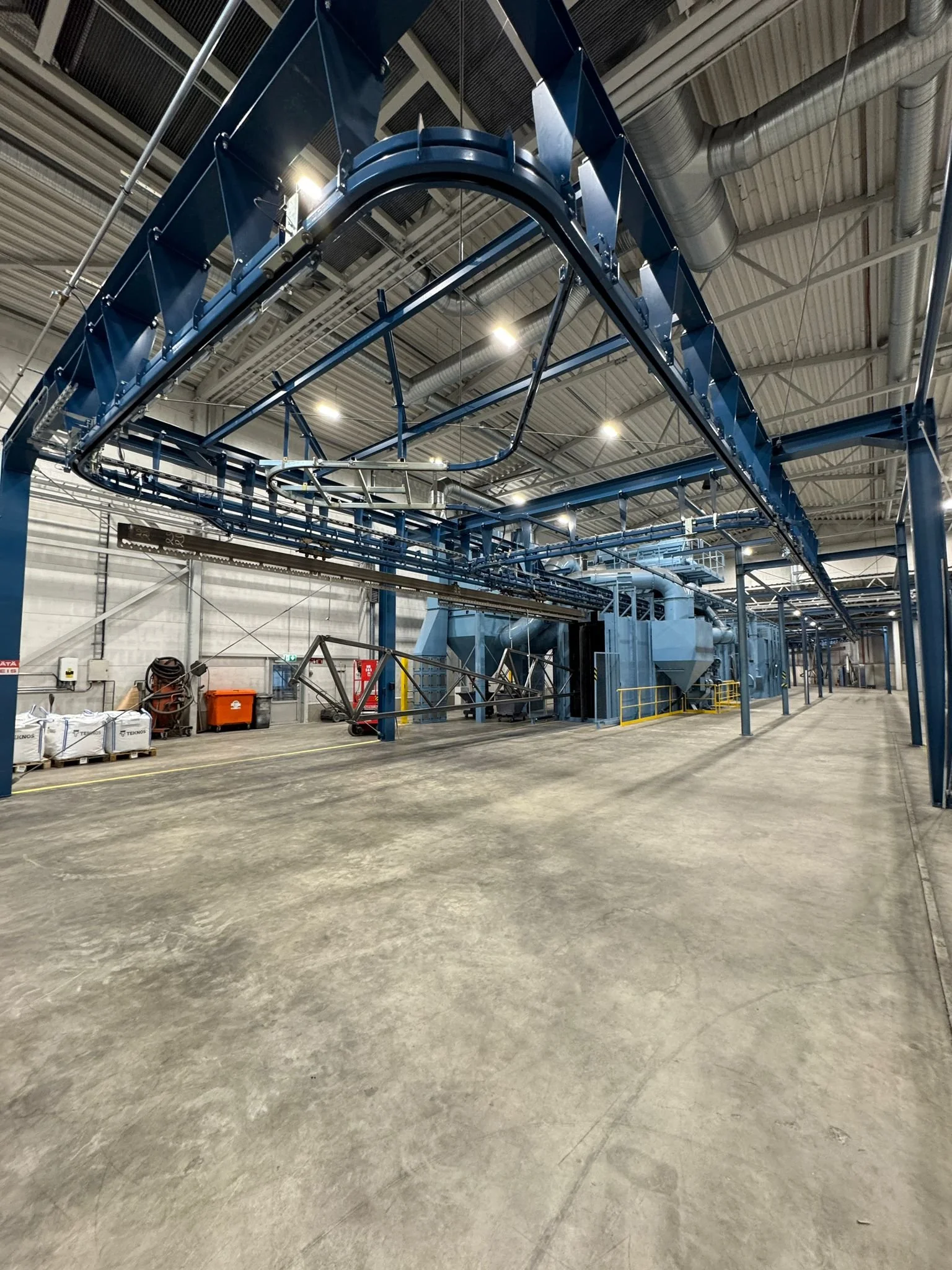 Power & Free PF100 Bahnverlauf