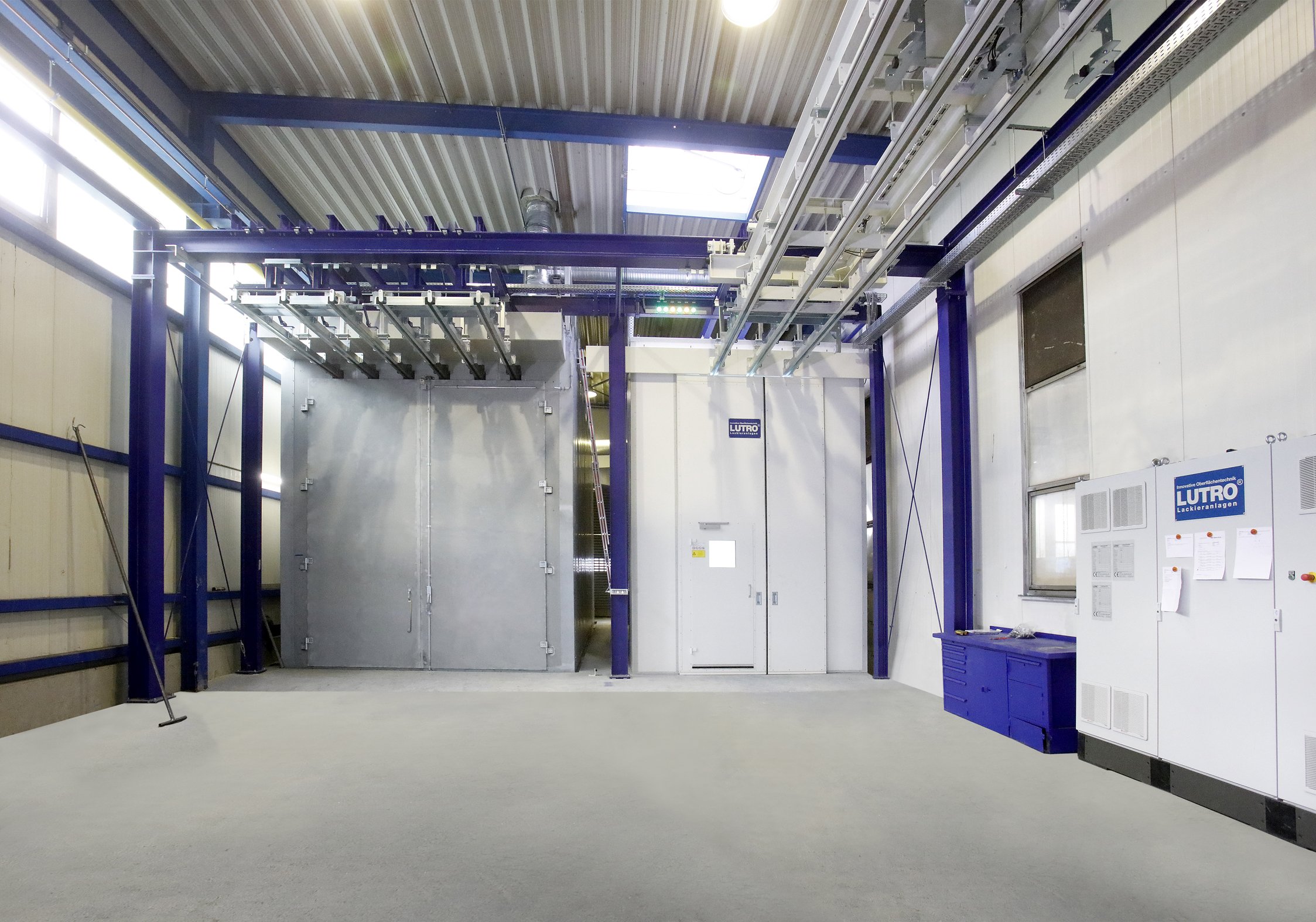 Verschiebebrücke H100 Kabine Trockner
